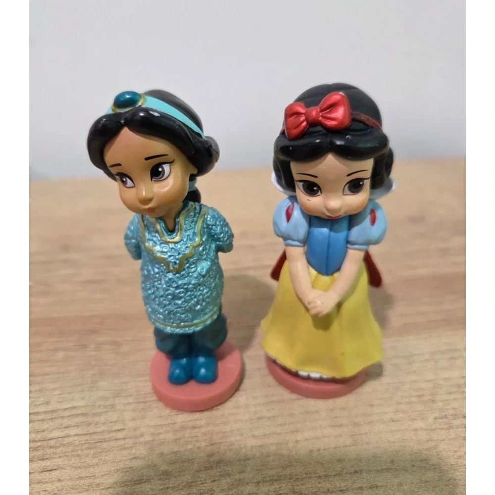 Set of 8 Disney Animators Collection Toddler Princess Doll Figures